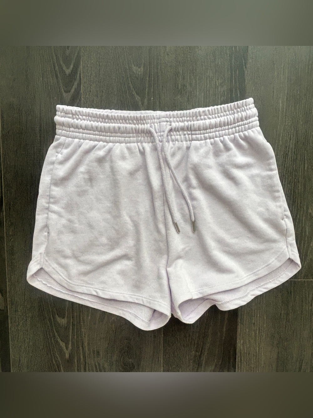 H&M Light Lavender Terry Athletic Shorts